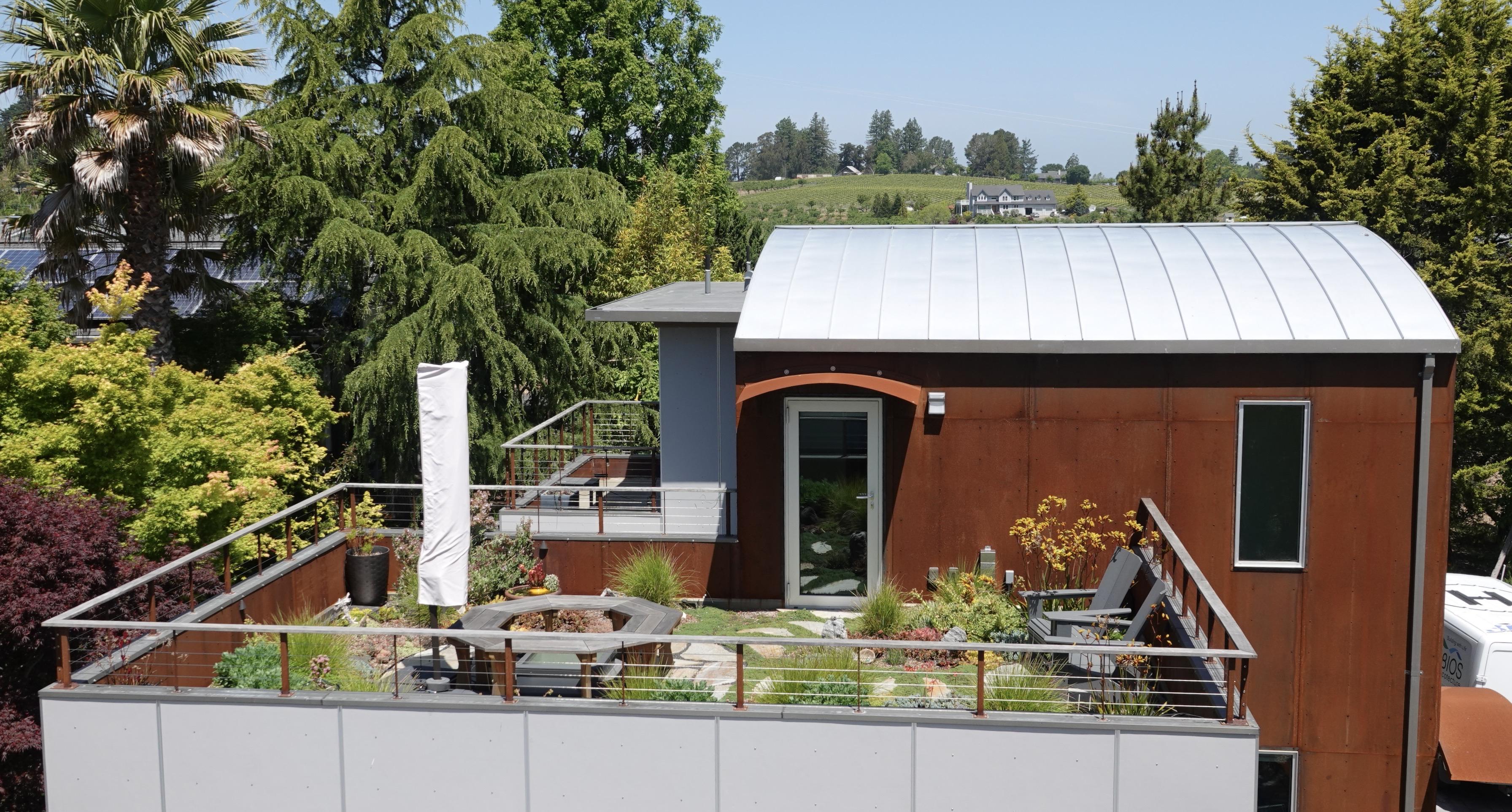 Rooftop garden - north view